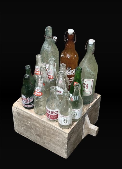 Garrafas pirogravadas