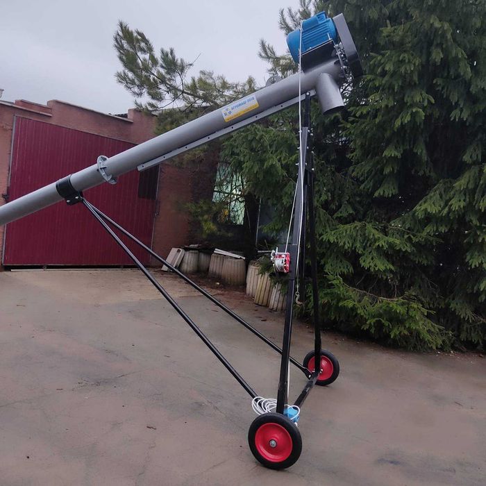 Шнековый погрузчик, навантажувач, конвейер, шнек, подборщик 130 мм