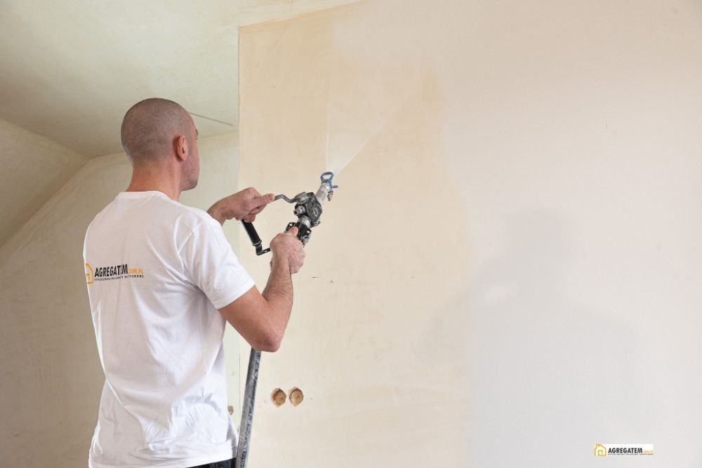 Agregatem.pl Gładzie natryskowe, szpachlowanie Szczecin TANIO