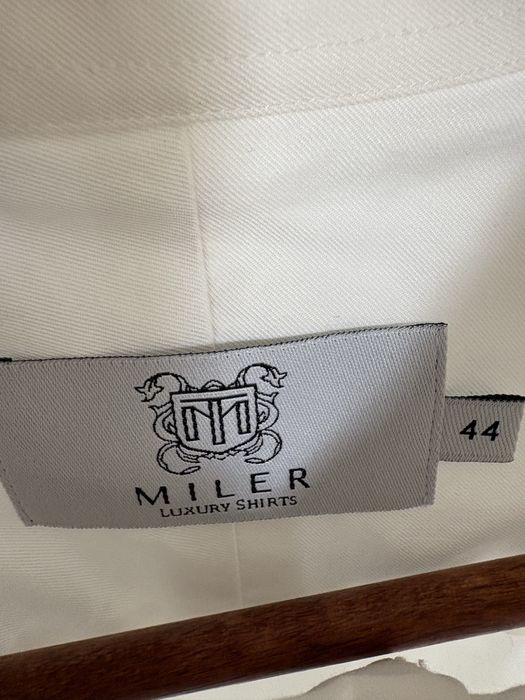 Koszula Miler menswear 44 biala