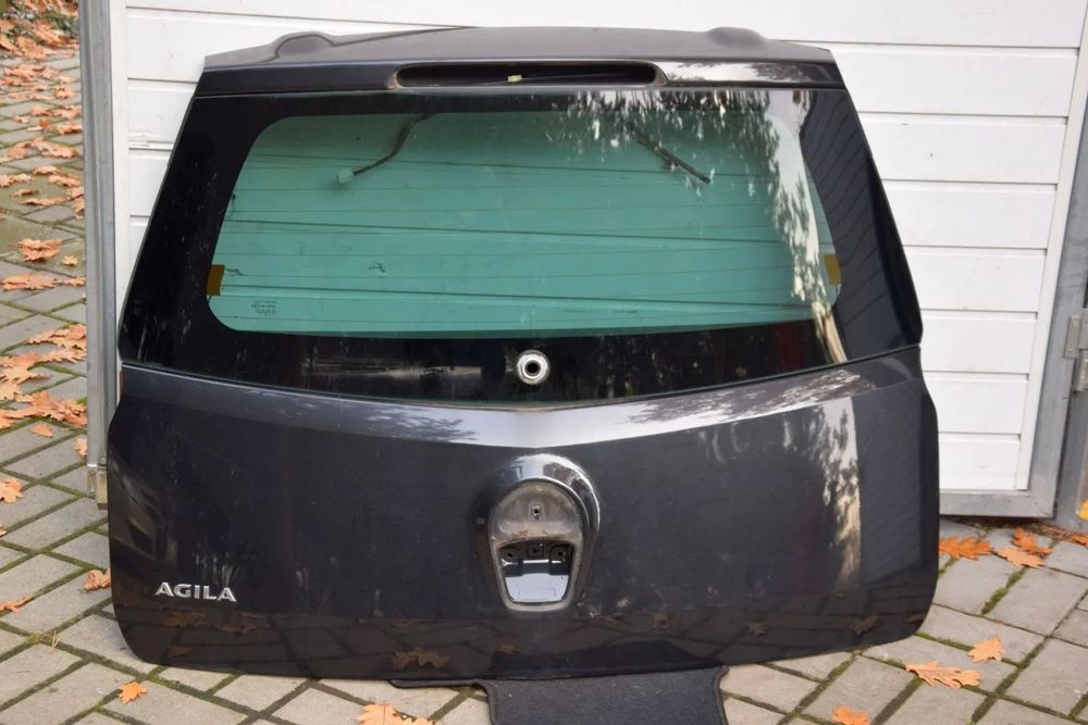 Opel Agila B II 08- Klapa bagażnika tył ZCEB czarna bez korozji