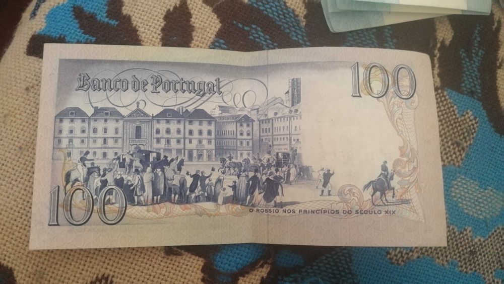 7 notas de 100 escudos muito bom estado de conservação