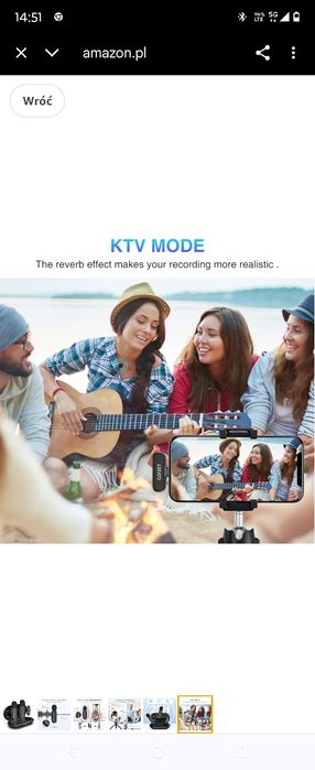 Bezprzewodowy mini mikrofon zestaw