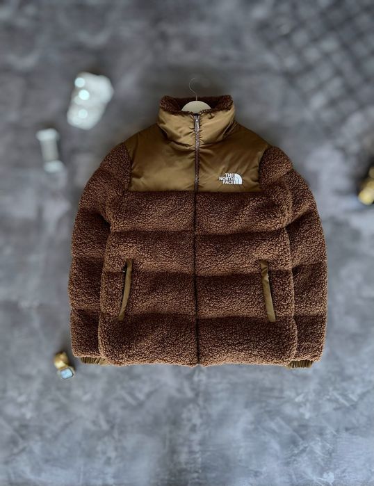 Плюшева стильна тепла куртка пуховик зима підліткова чоловіча