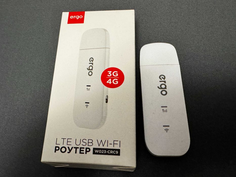 4G LTE Wi-Fi USB модем ERGO W023-CRC9, CRC9, коробка
