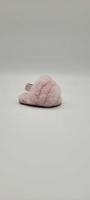 Дитячі хутряні капці-уггі UGG Fluff Рожеві — Оригінал 16 розмір
