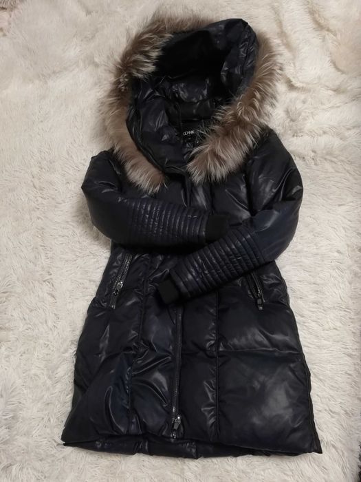 kurtka puchowa Ochnik xs s parka puchowa Ochnik xs s 34 36 granatowa