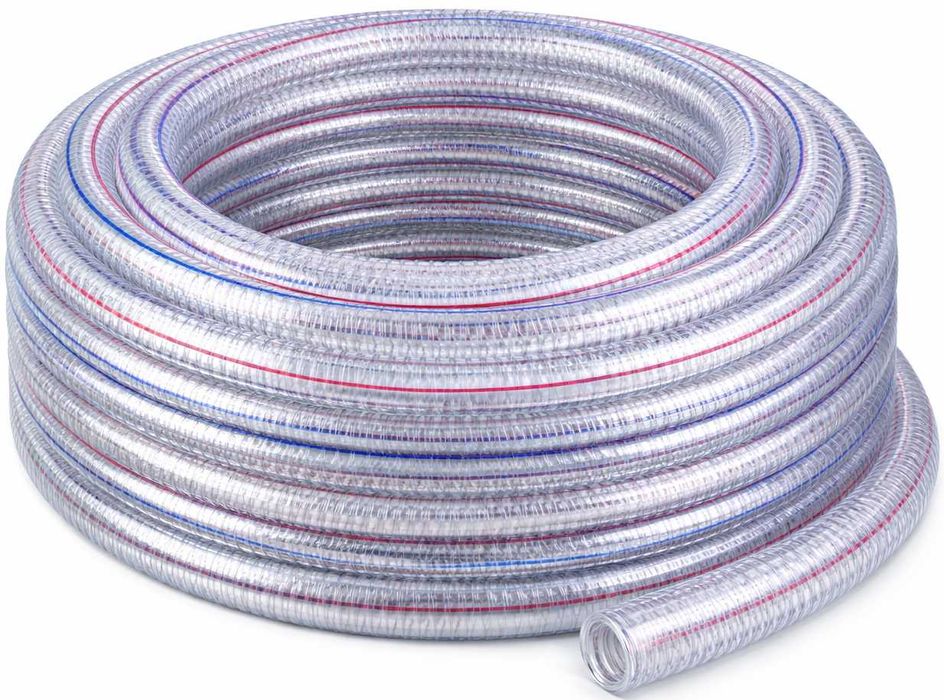 WĄŻ zasysający zbrojony do wody 1" 100M 2mm KD796