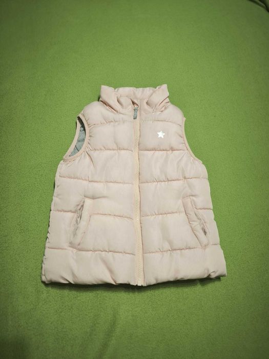 Różowy bezrękawnik firmy Tex 6-7 lat dziewczęcy