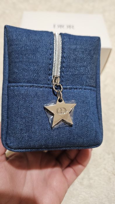 Джинсова косметичка Dior 15×10×9