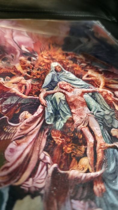 Azulejo com pintura de "Pietà" - Belacqua