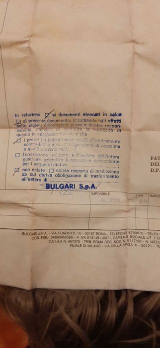 Rarytas - pudełko zegarka Bvlgari z oryginalnymi dokumentami