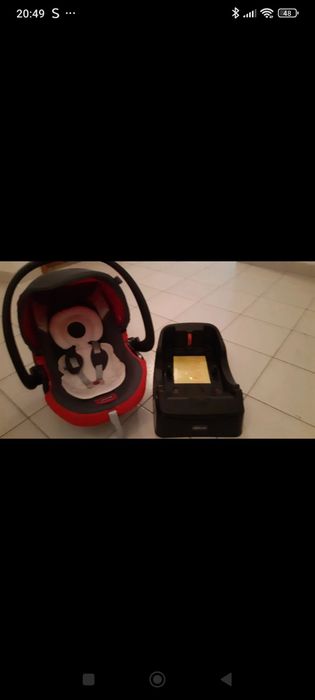 Carrinho de bebê da chicco. Trio living smart