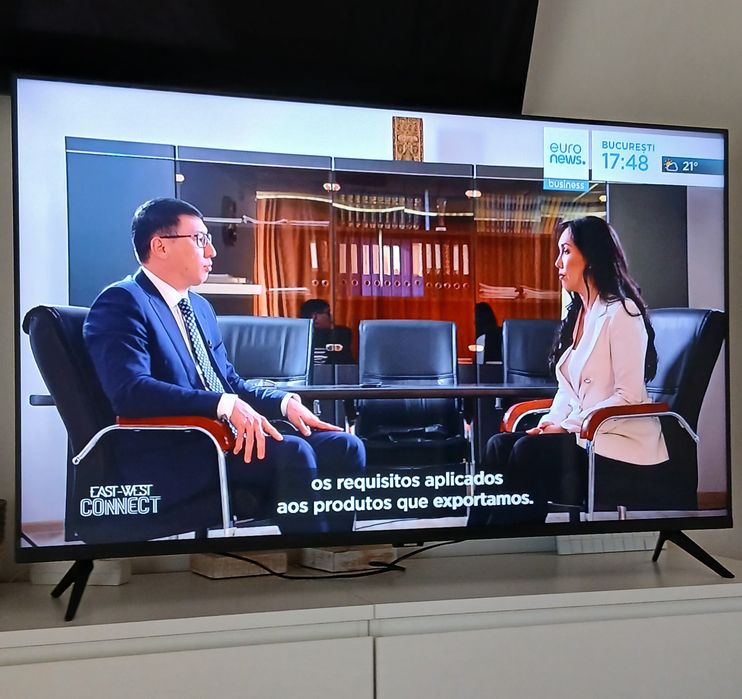SAMSUNG 55 NA GARANTIA"faço entrega incluída no valor com caixa manual e fatura