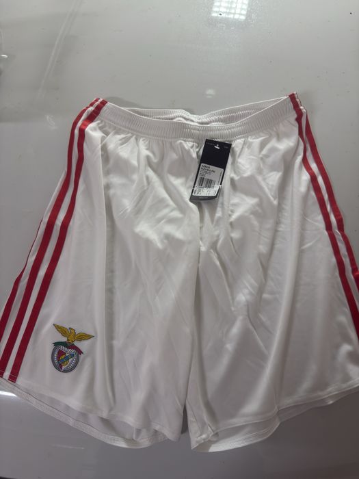 10 Calções brancos Adidas SLbenfica conjunto