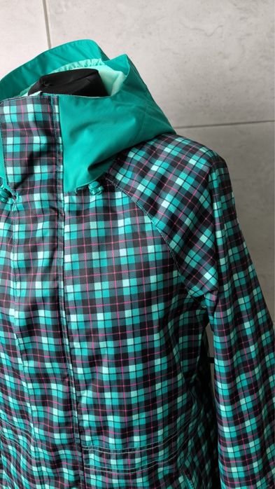 Sportowa narciarska kurtka outdoorowa w kratę wodoodporna, o’neill, 38