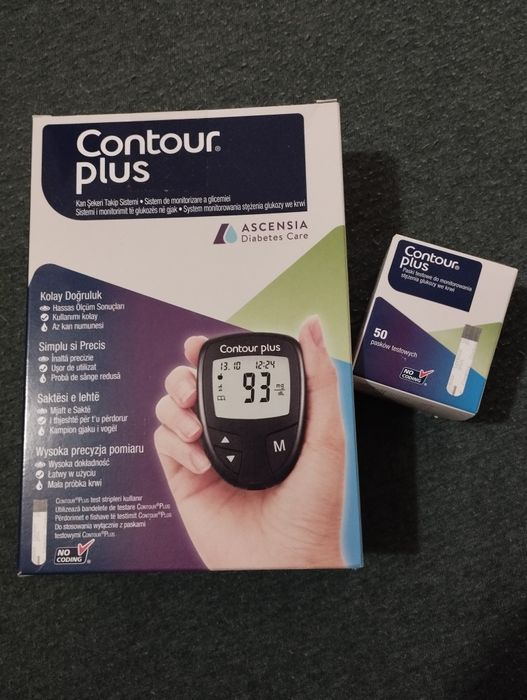 Glukometr Contour Plus + 50 pasków