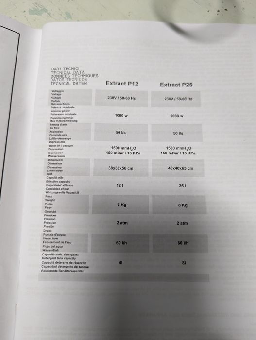 Миючий пилосос TMB Extract P25