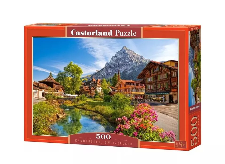 Puzzle 500 elementów. Kandersteg, Szwajcaria. Nowy Produkt