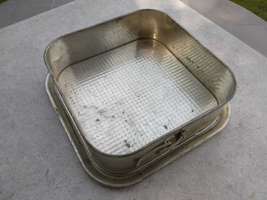 Blacha do ciasta tortu kwadrat 25 cm x 25 cm