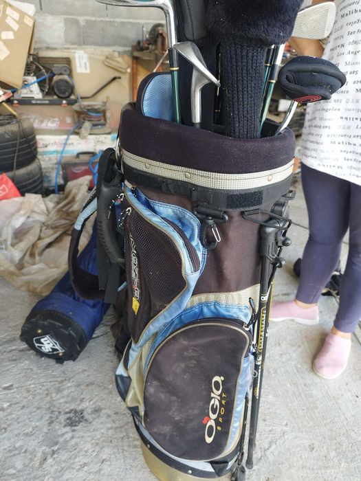 Tacos e material de golf