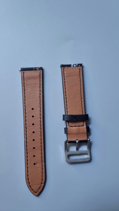 Pasek skórzany 20 mm kompatybilny z Samsung Galaxy Watch 4,4 cla,3