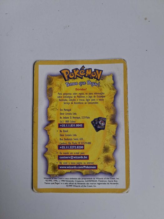 103 Cartas POKÉMON 1ª Edição 1999