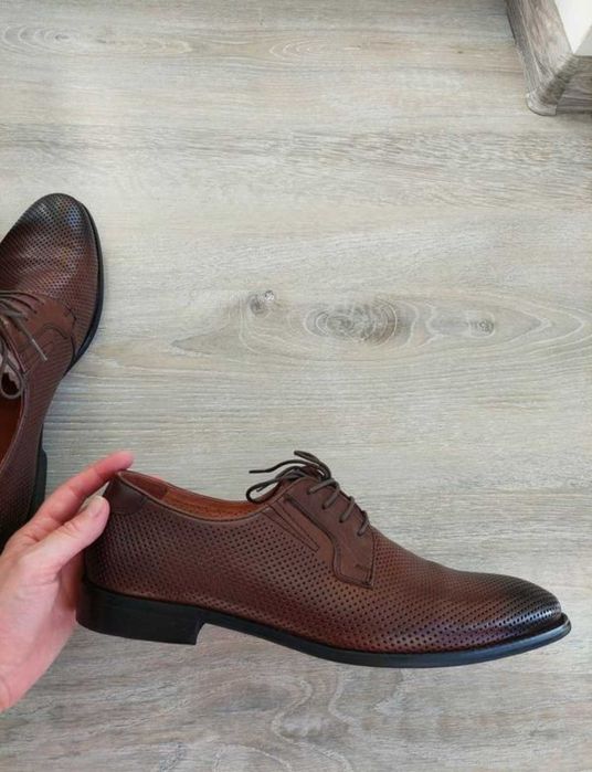 Męskie skórzane buty Vitto Rossi
