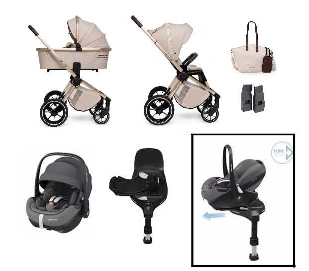 NOWY zestaw 4w1 | Muuvo Quick Boho + Pebble 360 Pro2 + baza 360 Pro |