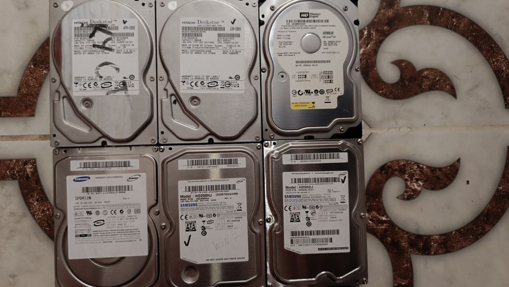 Жорсткий диск 1 Tb 500 Gb 320 250 160