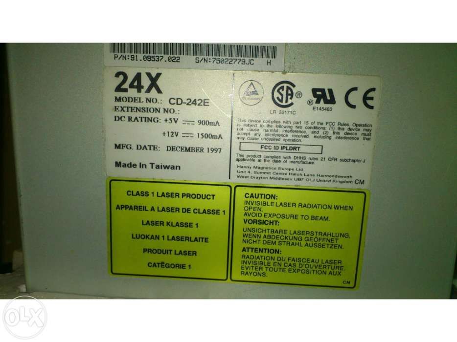 PC componentes Cdrom 24x