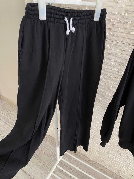 Wassyl dres set szerokie spodnie kant + bomber bluza