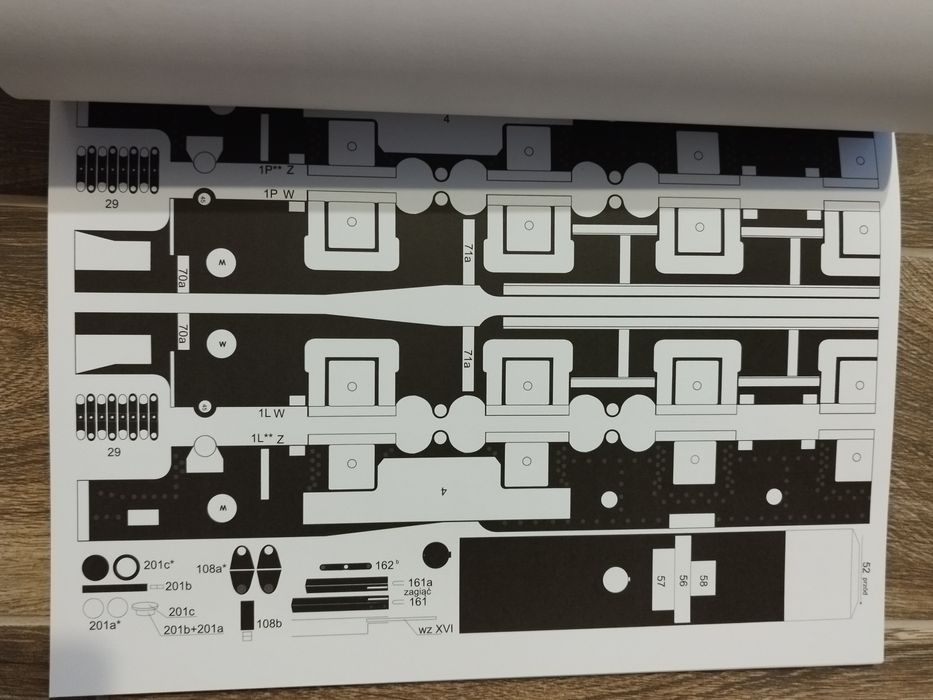 Model kartonowy Parowóz Ty2