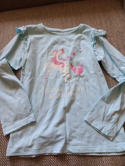 Bluzeczka i 2 sukienki dziewczęce