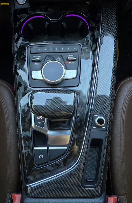 Накладка центральної консолі верхня для Audi A4,S4 2016-2019