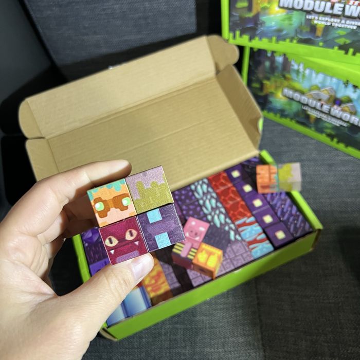 Магнітний конструктор 100 шт майнкрафт/печера minecraft конструктор