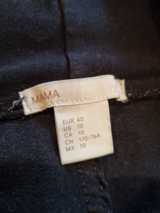 Spodnie ciążowe HM Mama r. 40