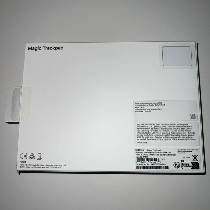 Apples Magic Trackpad