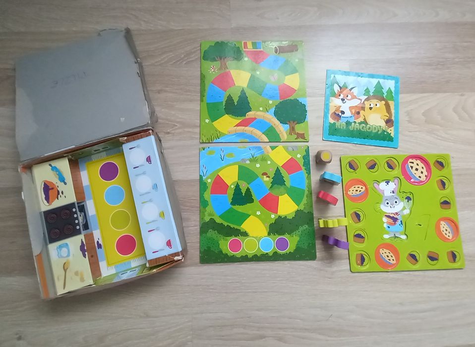 Zabawka na jagody gra planszowa puzzle klocki sluban