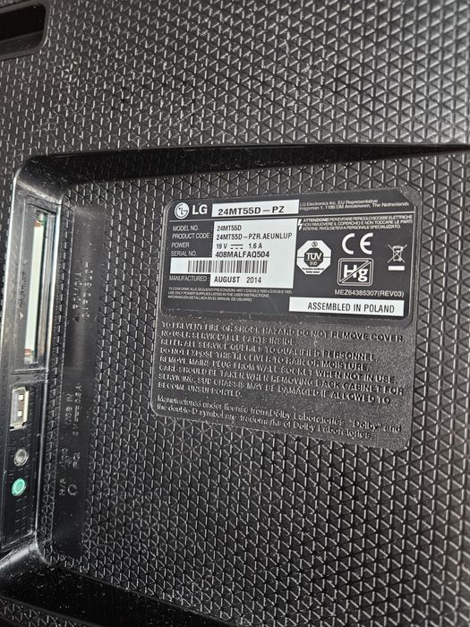 Monitor - TV 24" LG, IPS, VESA