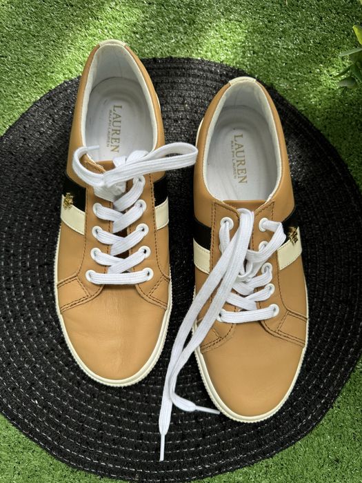 Buty skorzane polo lauren