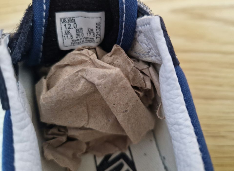 Кеди дитячі VANS 29 розмір (стелька 17.5см) Original