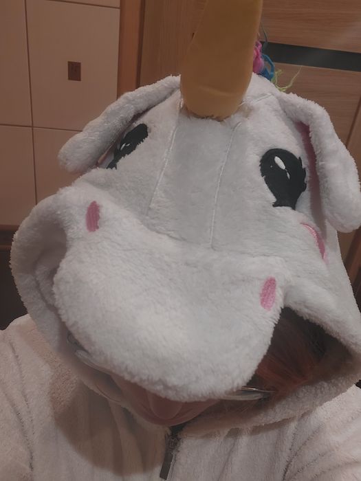 Gruba piżama jednorożec