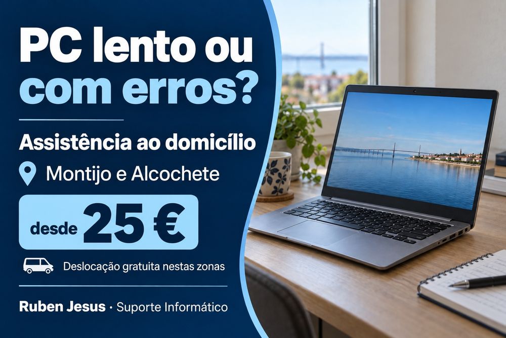 Reparação de Computadores e Windows ao Domicílio | Montijo