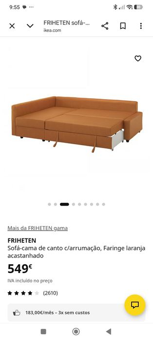 Chaise long / sofa Ikea