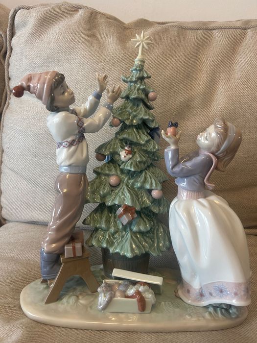 Lladró - Trimming the tree com caixa original