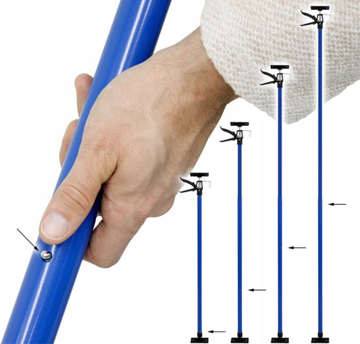 Podpora Sufitowa Teleskopowa Podnośnik Płyt 115-290 cm Regulowany