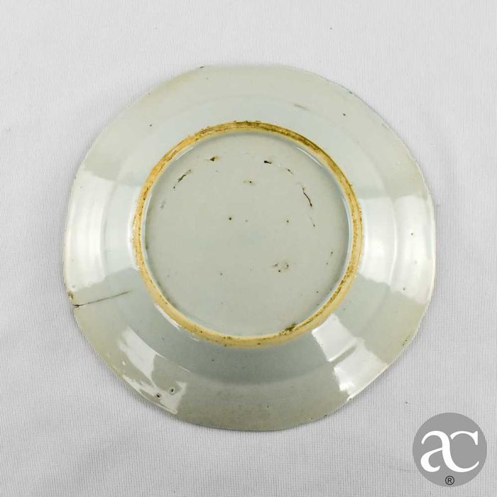 Prato porcelana da China, Cantão, período Qianlong, séc. XVIII