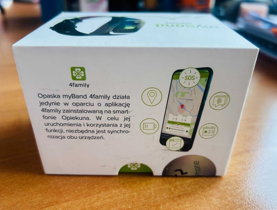 Smartwatch myPhone myBand 4Family czarny