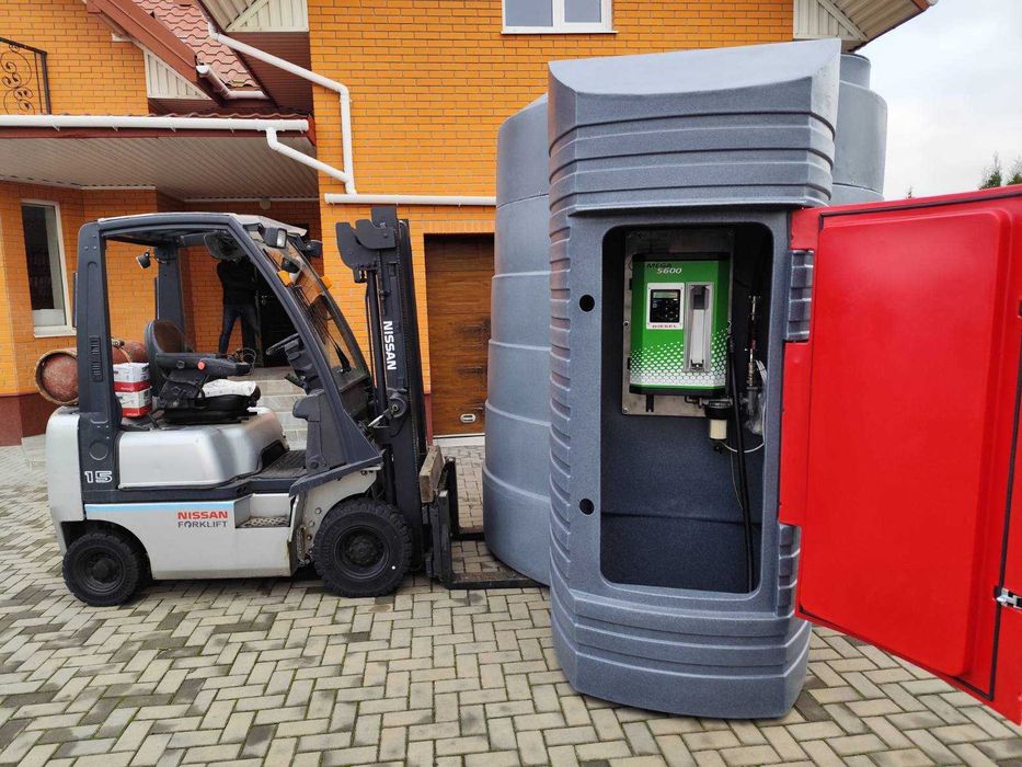 МІНІАЗС під ключ. Ємність для дизель палива і бензину. Резервуар Бочка